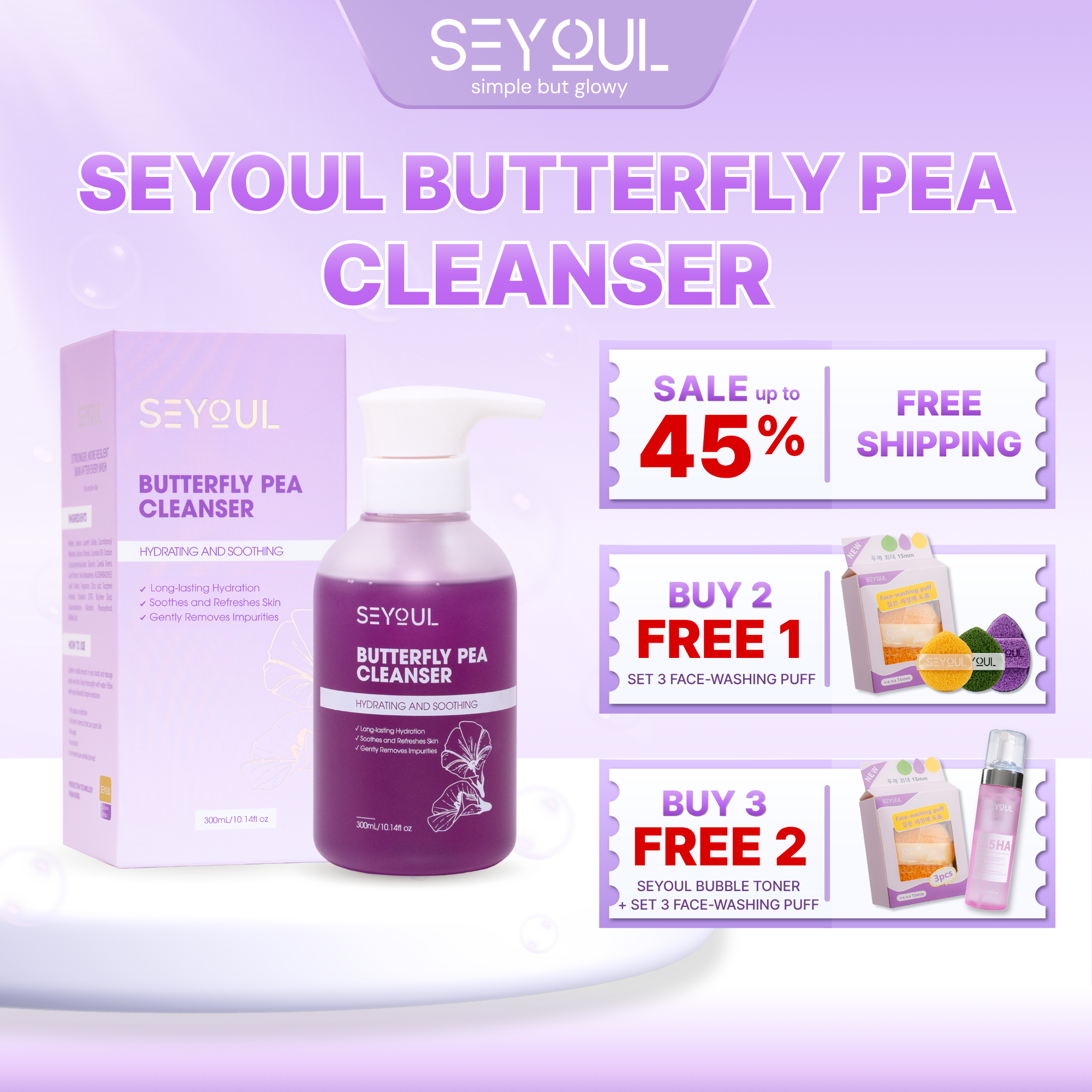 BUTTERFLY PEA CLEANSER COMBO