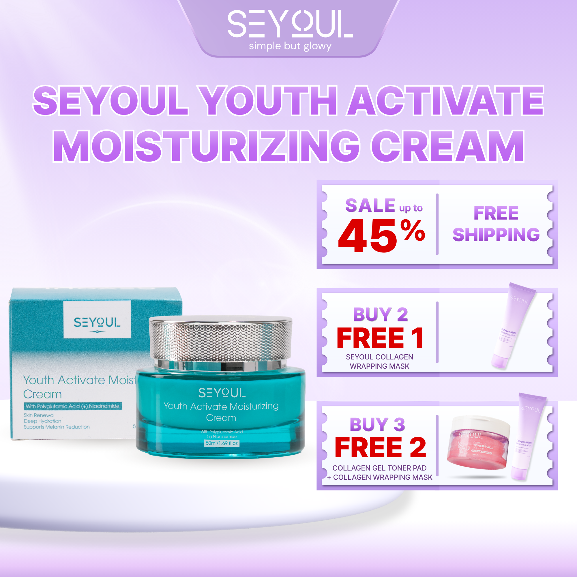 YOUTH ACTIVATE MOISTURIZING CREAM COMBO