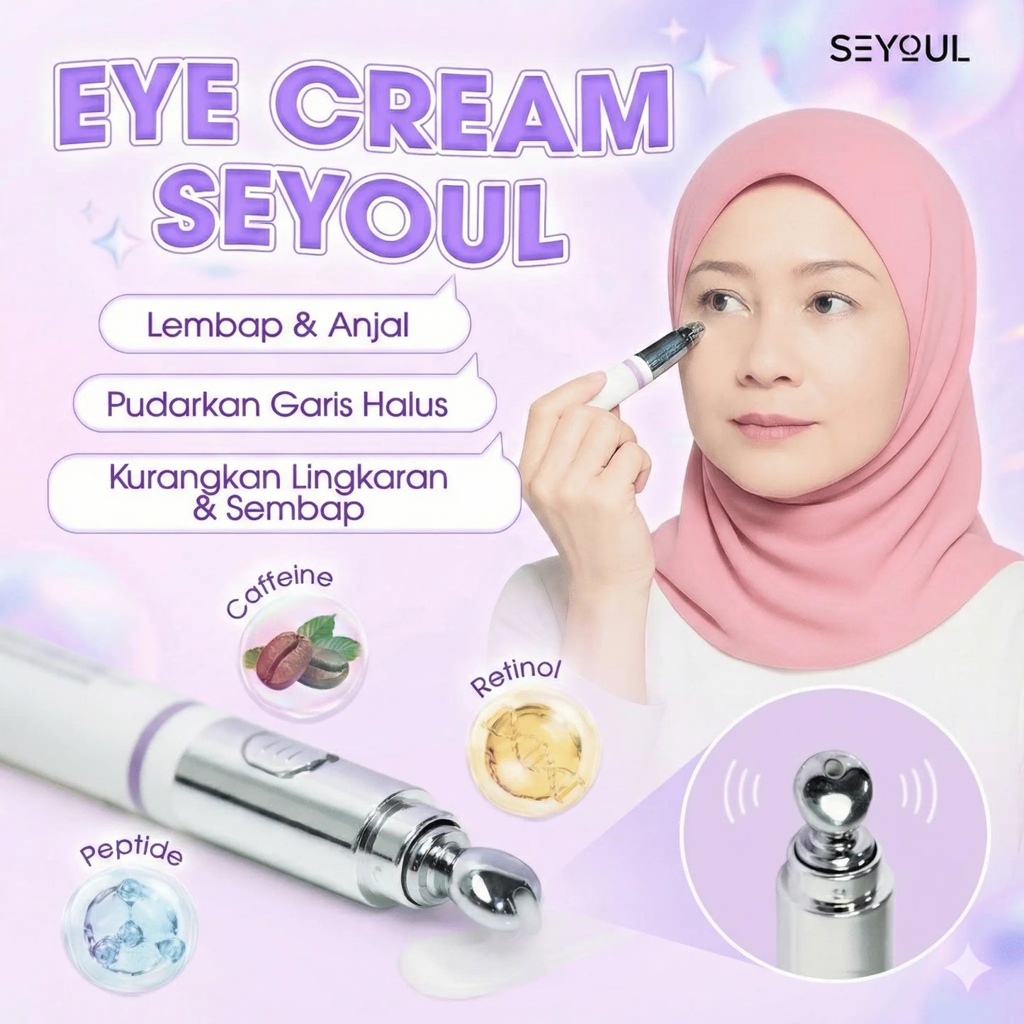 [New Product] SEYOUL Eye Cream with Cold Ion Vibration Massage